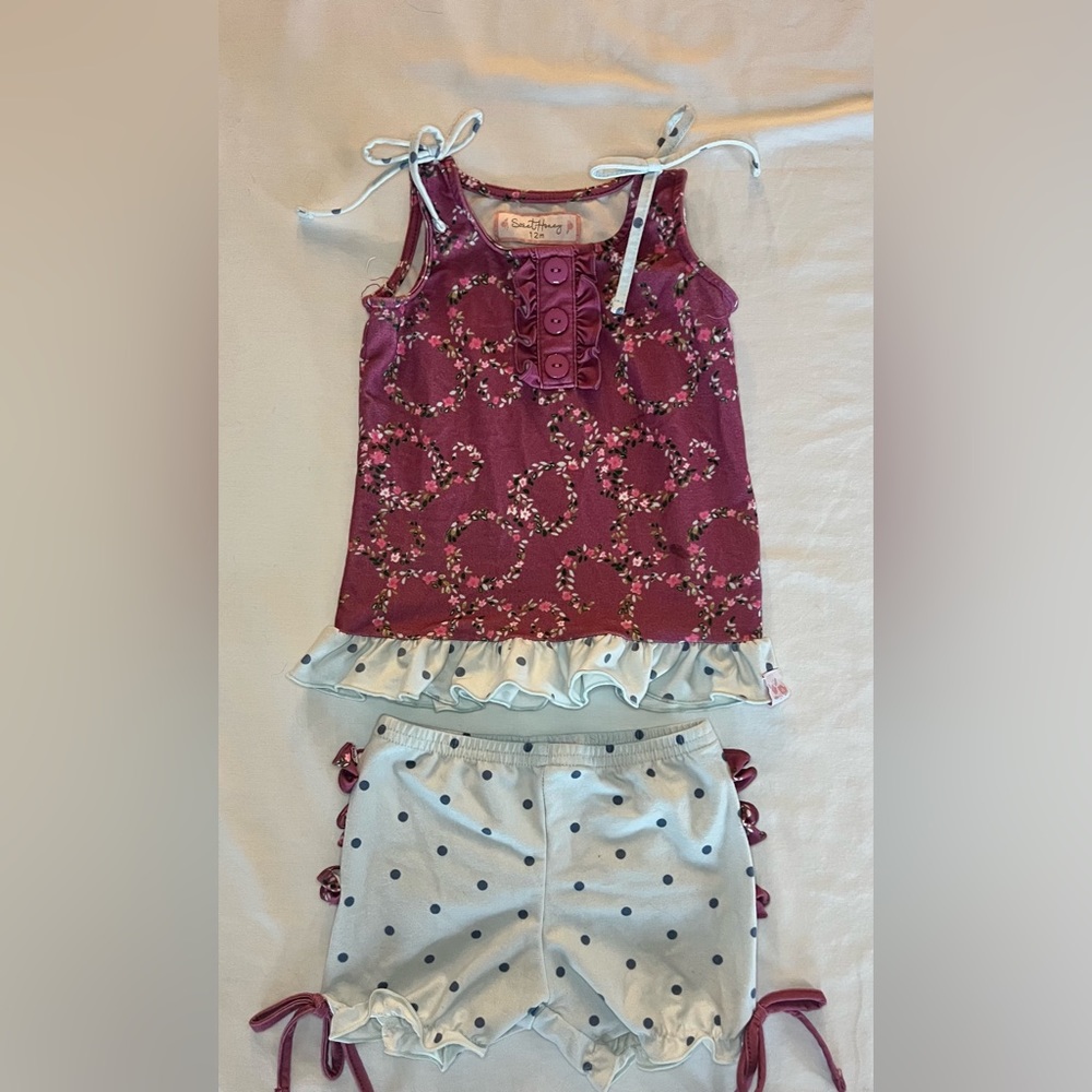 SweetHoney Girls 12 month Outfit